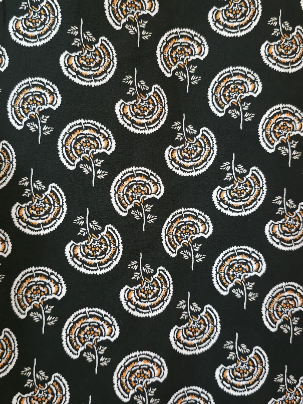4/$67 Deal! Pleione Black Paisley Print Blouse - Picture 8 of 12